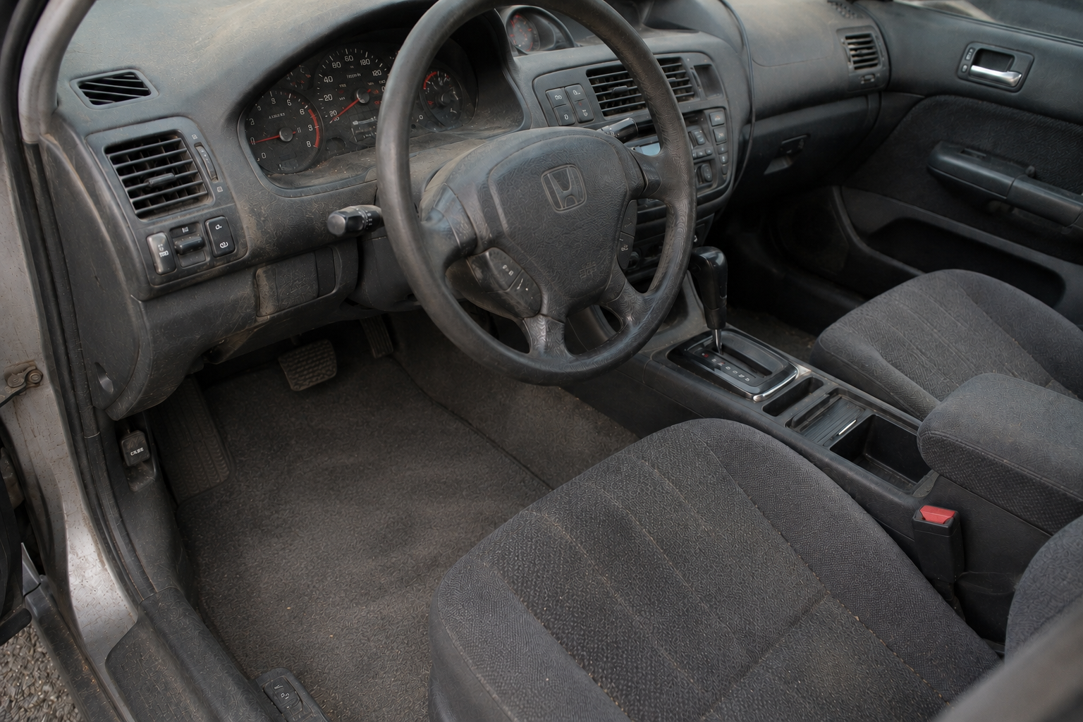 Interior Detail, Honda Civic before